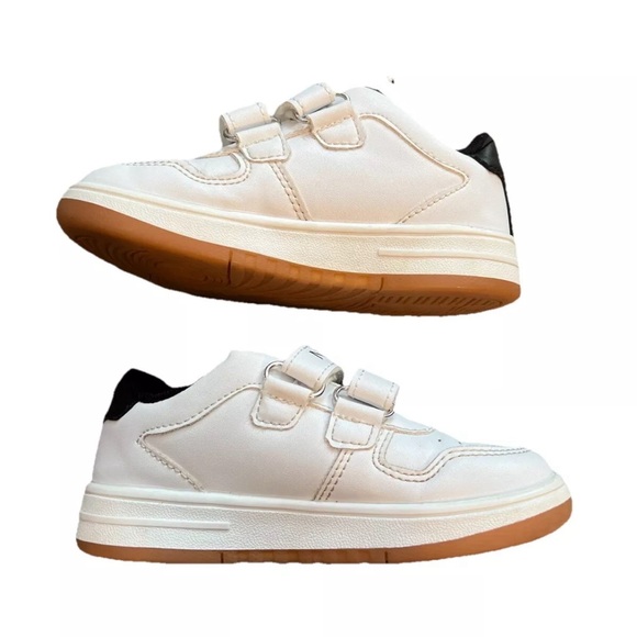 Nautica Sneakers White with Velcro Straps Little Kids Size 9 - Picture 3 of 6